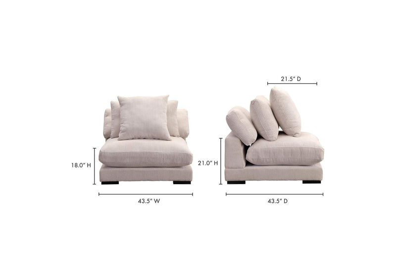 UB-1008-14 Tumble Slipper Chair