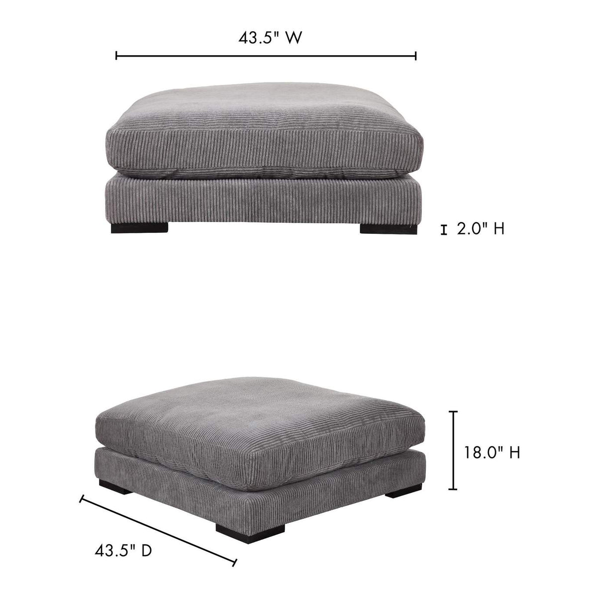 UB-1009-25 Tumble Ottoman