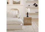 UB-1024-18 Olivia Ottoman White