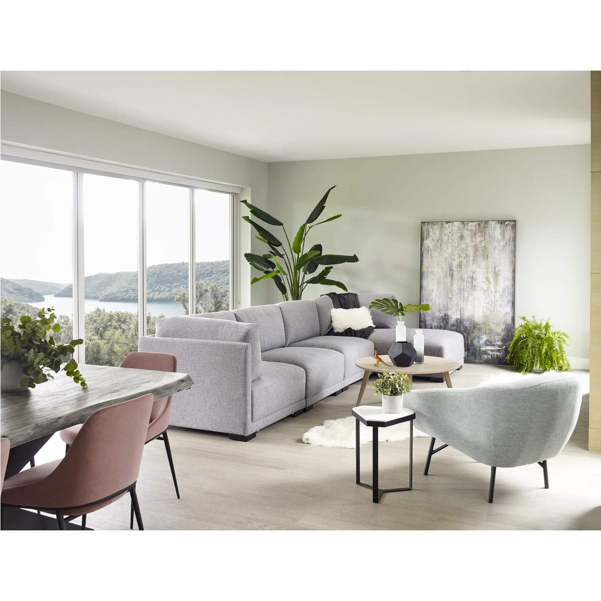 UH-1018-29-0 Edge Dining Table Small
