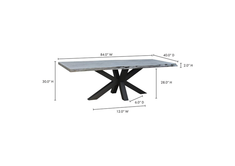 UH-1018-29-0 Edge Dining Table Small