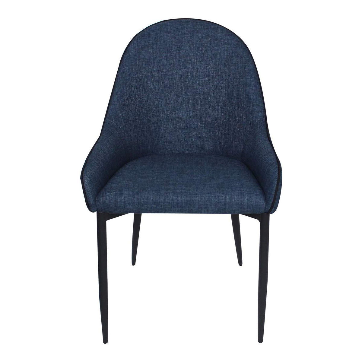 UU-1001-26 Lapis Dining Chair Dark Blue - Set Of Two