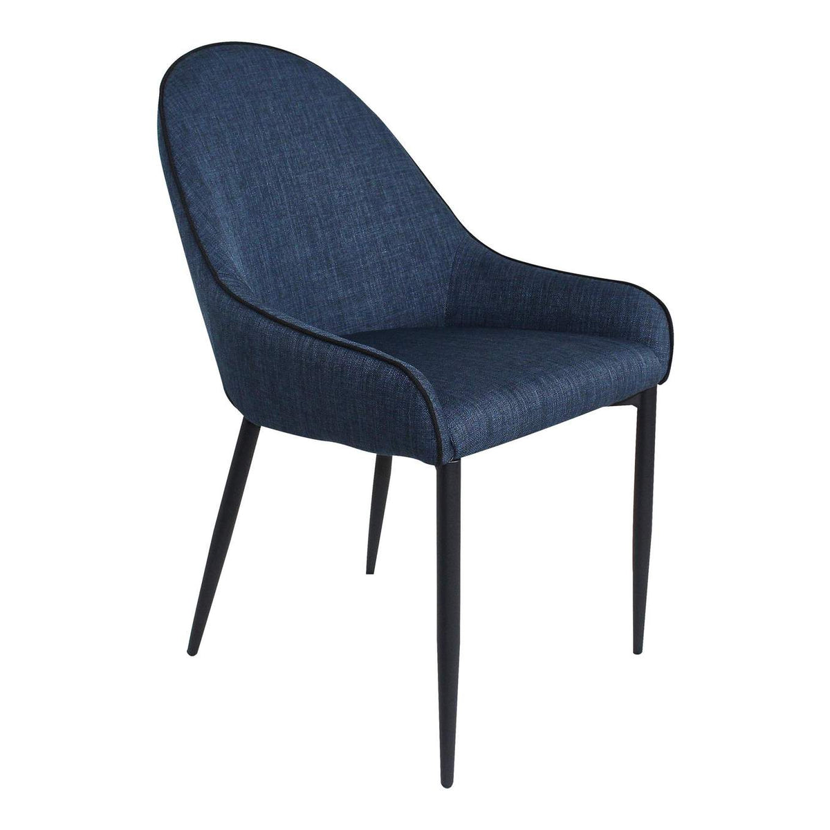 UU-1001-26 Lapis Dining Chair Dark Blue - Set Of Two
