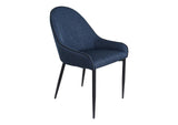 UU-1001-26 Lapis Dining Chair Dark Blue - Set Of Two