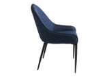 UU-1001-26 Lapis Dining Chair Dark Blue - Set Of Two