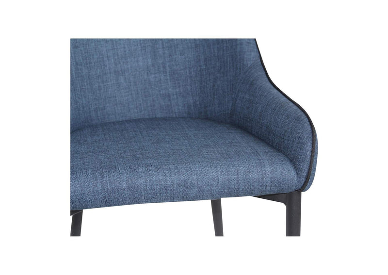 UU-1001-26 Lapis Dining Chair Dark Blue - Set Of Two