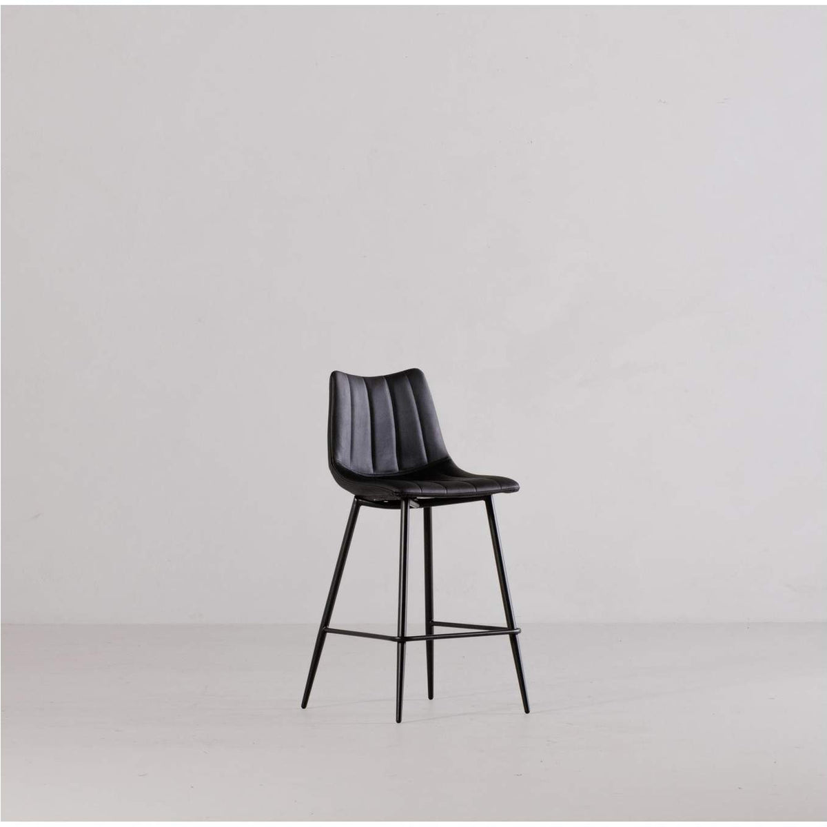 UU-1002-02 Alibi Counter Stool Matte Black - Set Of Two