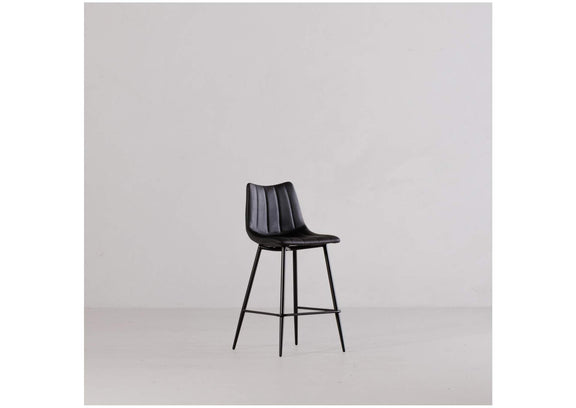 UU-1002-02 Alibi Counter Stool Matte Black - Set Of Two