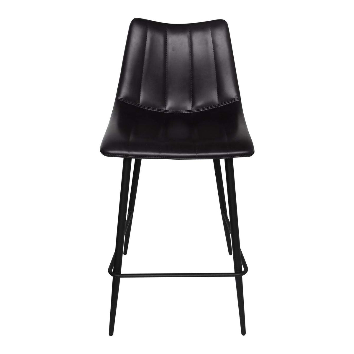 UU-1002-02 Alibi Counter Stool Matte Black - Set Of Two