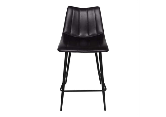 UU-1002-02 Alibi Counter Stool Matte Black - Set Of Two