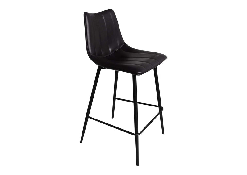 UU-1002-02 Alibi Counter Stool Matte Black - Set Of Two
