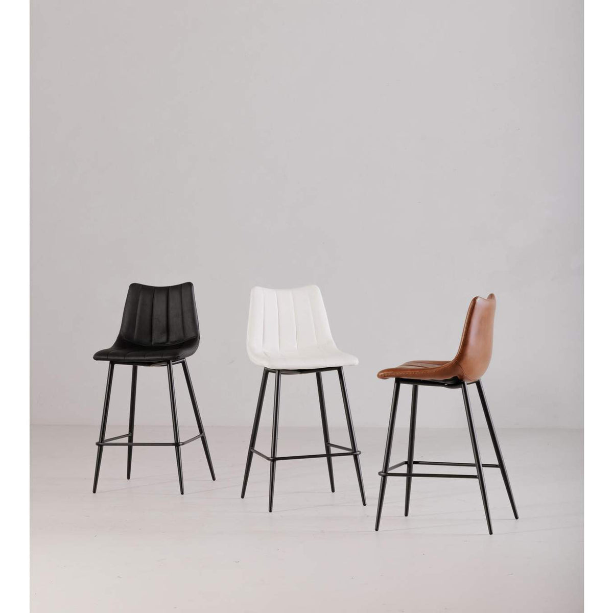 UU-1002-03 Alibi Counter Stool Brown - Set Of Two