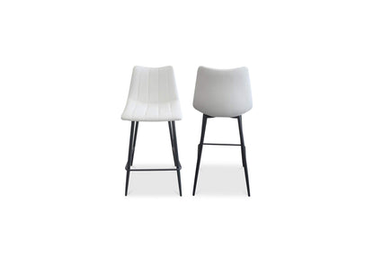 UU-1002-05 Alibi Counter Stool Ivory - Set Of Two