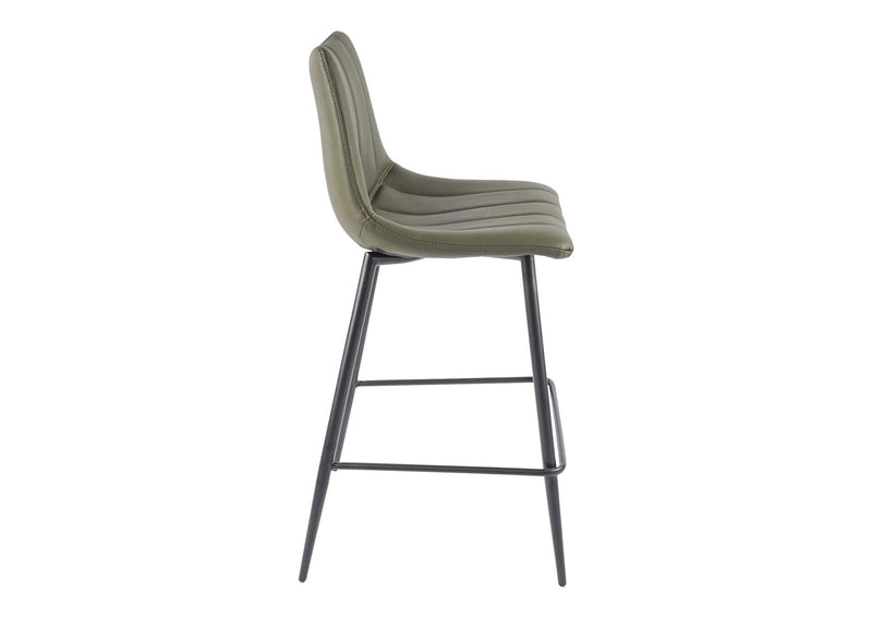 UU-1002-27 Alibi Counter Stool Dark Green - Set Of Two