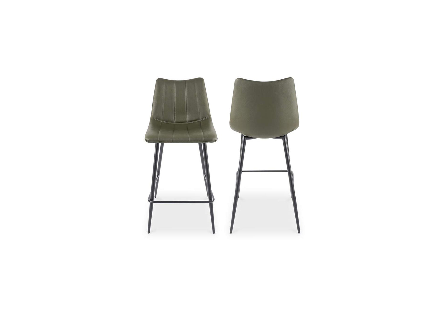 UU-1002-27 Alibi Counter Stool Dark Green - Set Of Two