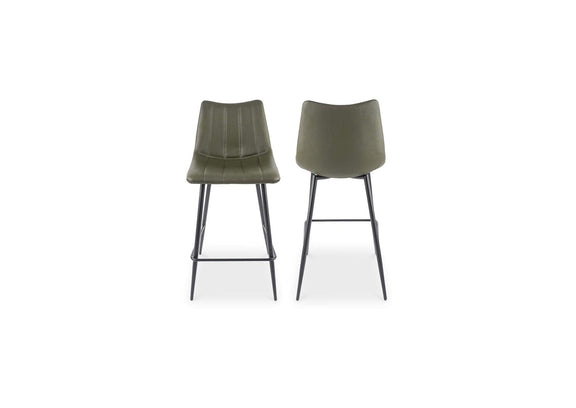 UU-1002-27 Alibi Counter Stool Dark Green - Set Of Two