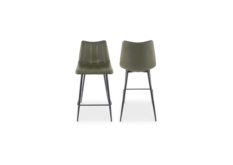 UU-1002-27 Alibi Counter Stool Dark Green - Set Of Two