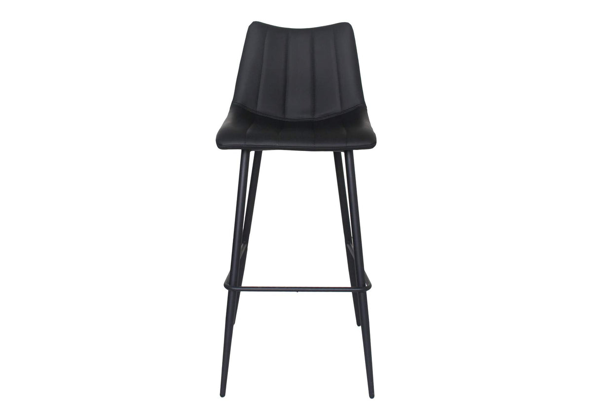 UU-1003-02 Alibi Barstool Matte Black - Set Of Two