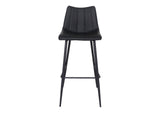UU-1003-02 Alibi Barstool Matte Black - Set Of Two