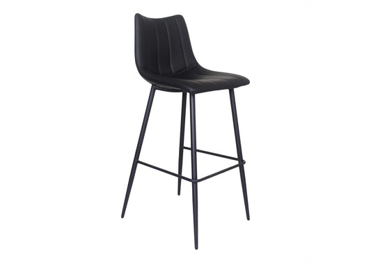 UU-1003-02 Alibi Barstool Matte Black - Set Of Two