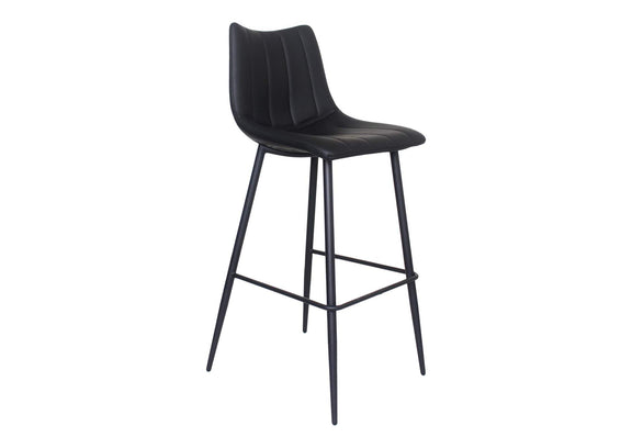 UU-1003-02 Alibi Barstool Matte Black - Set Of Two