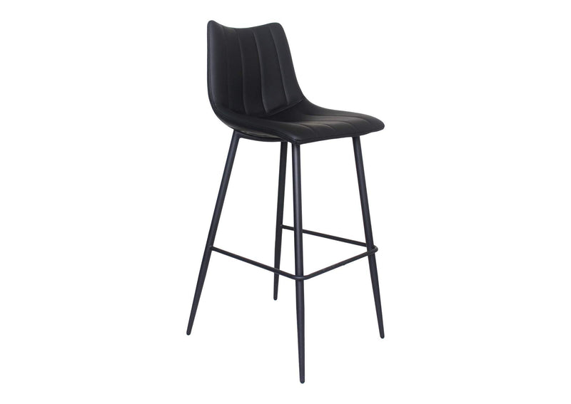 UU-1003-02 Alibi Barstool Matte Black - Set Of Two
