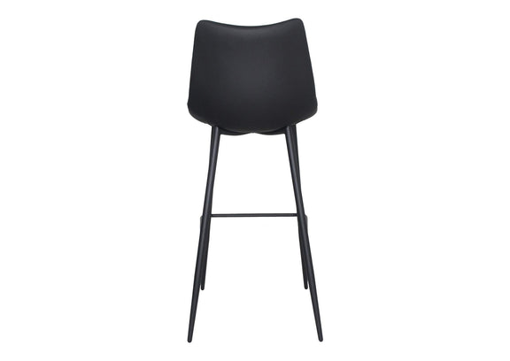 UU-1003-02 Alibi Barstool Matte Black - Set Of Two