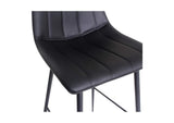 UU-1003-02 Alibi Barstool Matte Black - Set Of Two