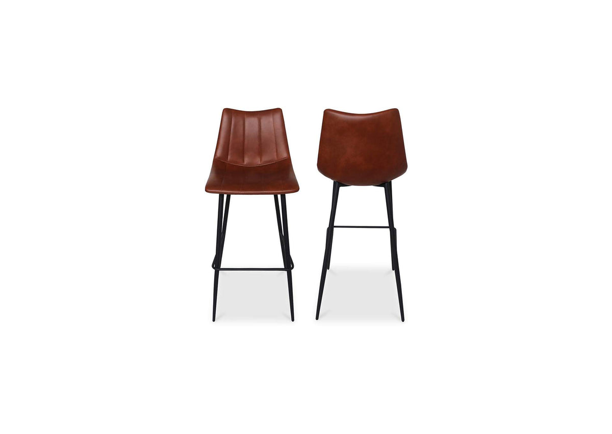 UU-1003-03 Alibi Barstool Brown - Set Of Two