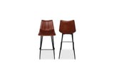 UU-1003-03 Alibi Barstool Brown - Set Of Two