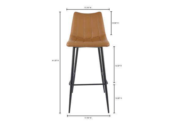 UU-1003-21 Alibi Barstool Tan - Set Of Two