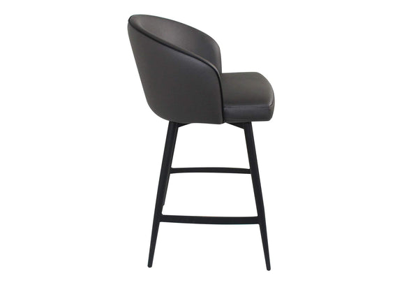UU-1004-07 Webber Swivel Counter Stool Charcoal