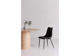UU-1022-02 Alibi Dining Chair Matte Black - Set Of Two