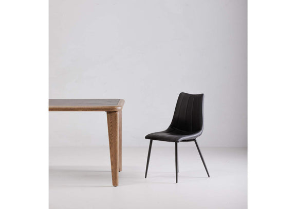 UU-1022-02 Alibi Dining Chair Matte Black - Set Of Two