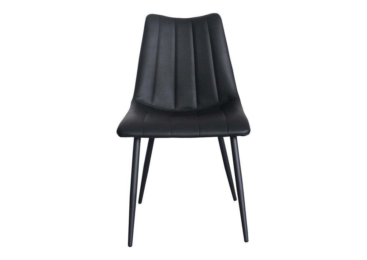 UU-1022-02 Alibi Dining Chair Matte Black - Set Of Two