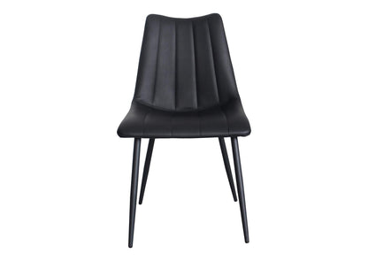 UU-1022-02 Alibi Dining Chair Matte Black - Set Of Two