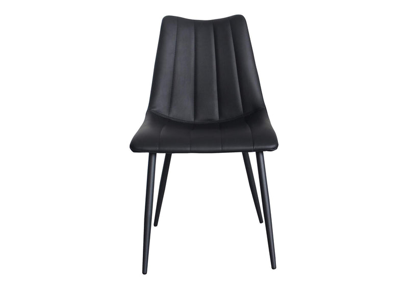 UU-1022-02 Alibi Dining Chair Matte Black - Set Of Two