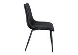 UU-1022-02 Alibi Dining Chair Matte Black - Set Of Two