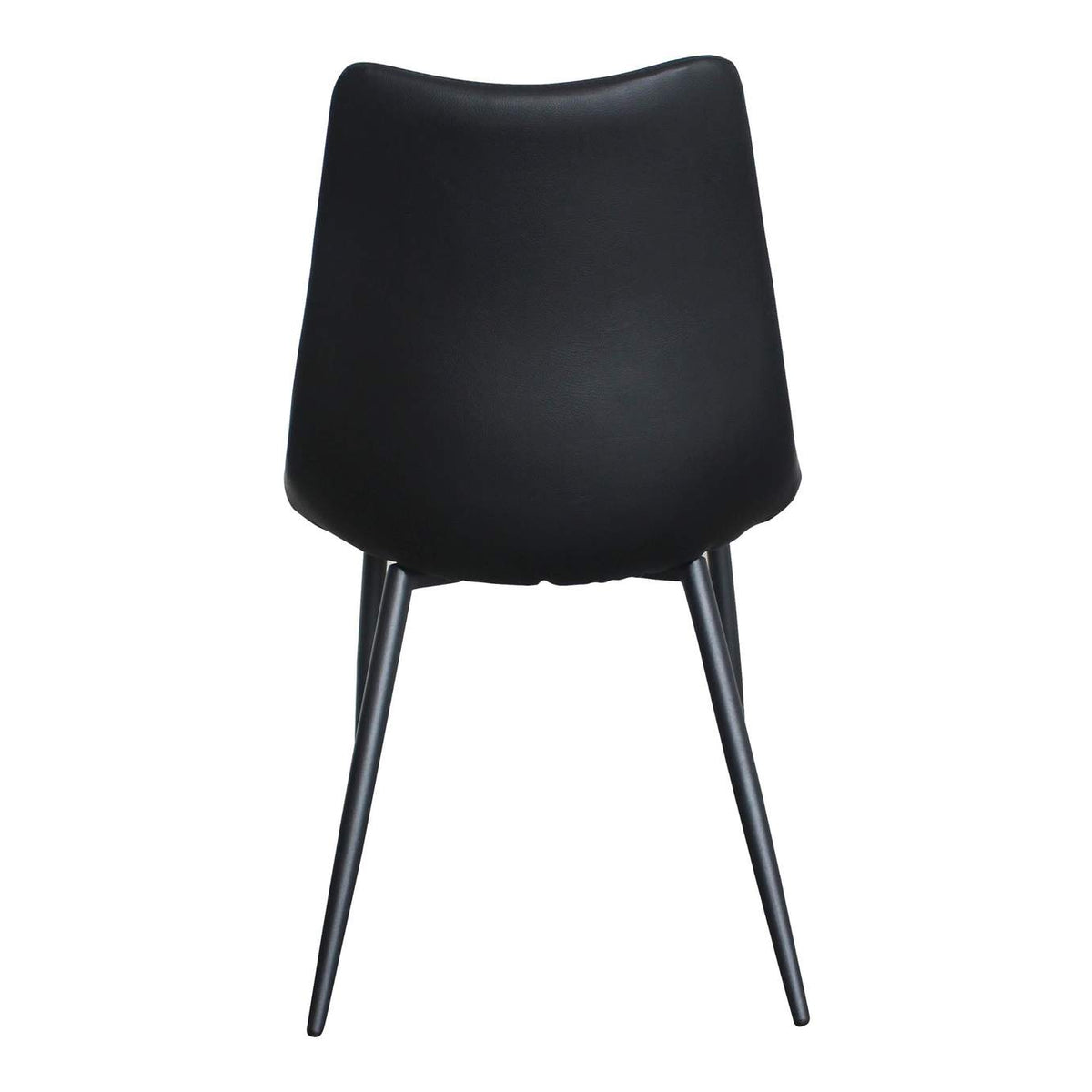 UU-1022-02 Alibi Dining Chair Matte Black - Set Of Two