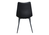 UU-1022-02 Alibi Dining Chair Matte Black - Set Of Two