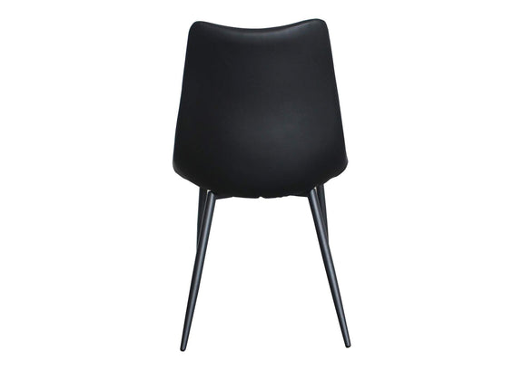 UU-1022-02 Alibi Dining Chair Matte Black - Set Of Two