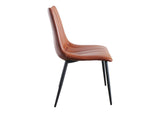 UU-1022-03 Alibi Dining Chair Brown - Set Of Two