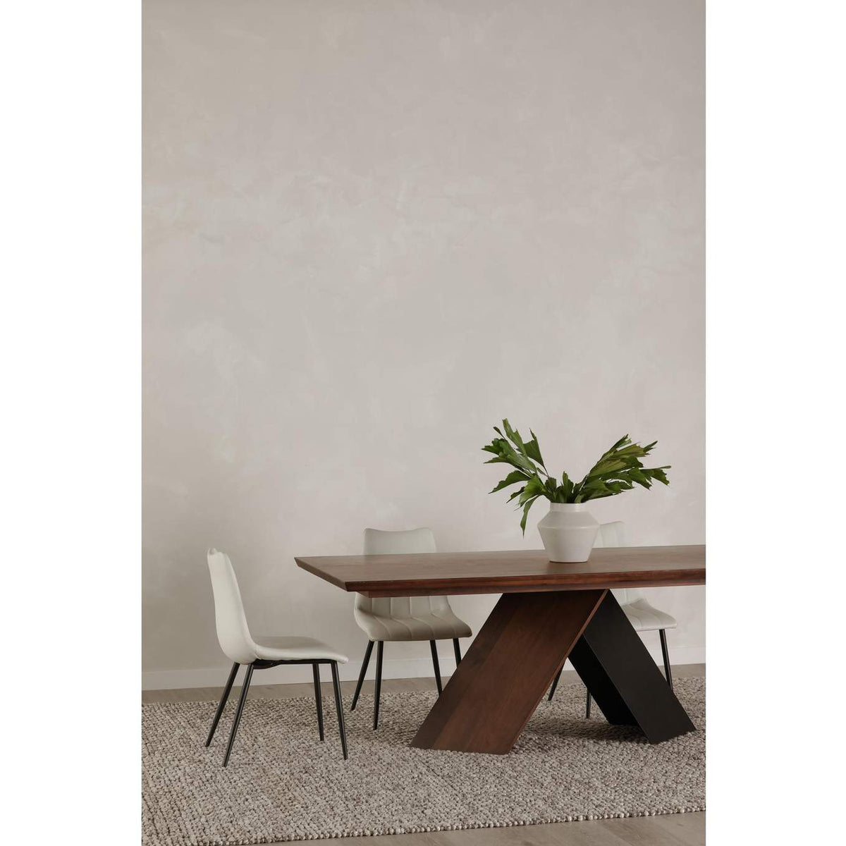 UU-1022-05 Alibi Dining Chair Ivory - Set Of Two