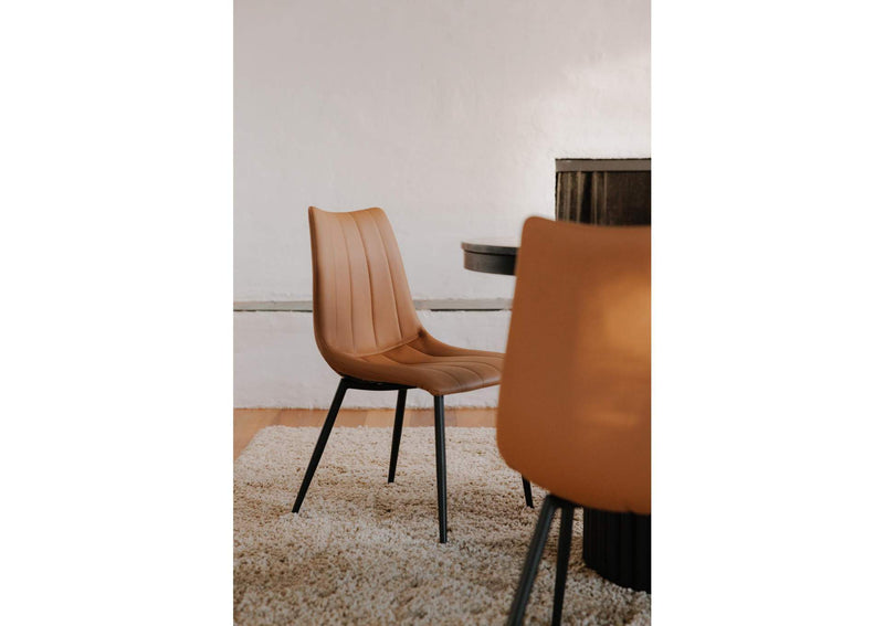 UU-1022-21 Alibi Dining Chair Tan - Set Of Two