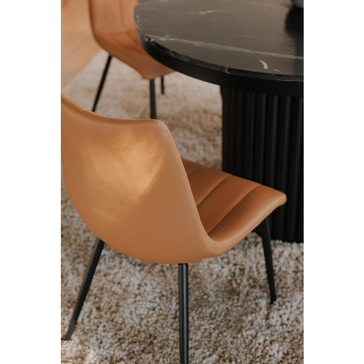 UU-1022-21 Alibi Dining Chair Tan - Set Of Two