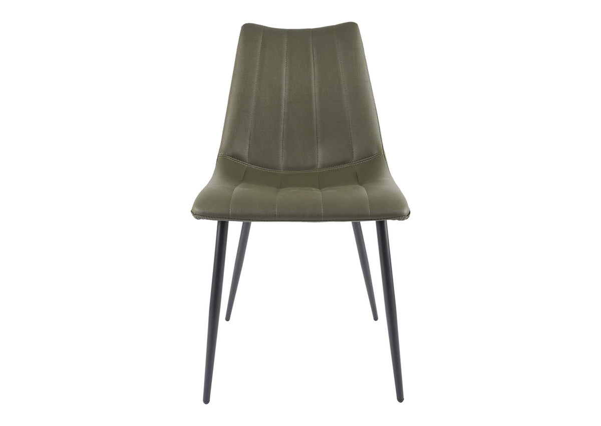 UU-1022-27 Alibi Dining Chair Dark Green - Set Of Two