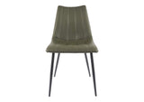 UU-1022-27 Alibi Dining Chair Dark Green - Set Of Two