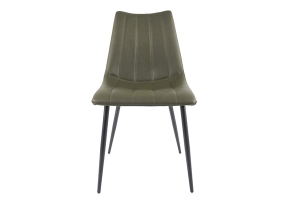 UU-1022-27 Alibi Dining Chair Dark Green - Set Of Two