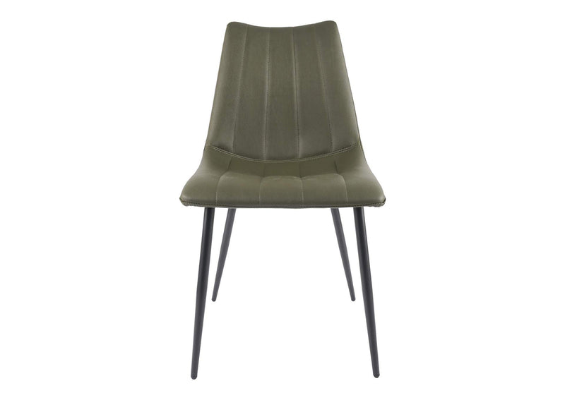 UU-1022-27 Alibi Dining Chair Dark Green - Set Of Two