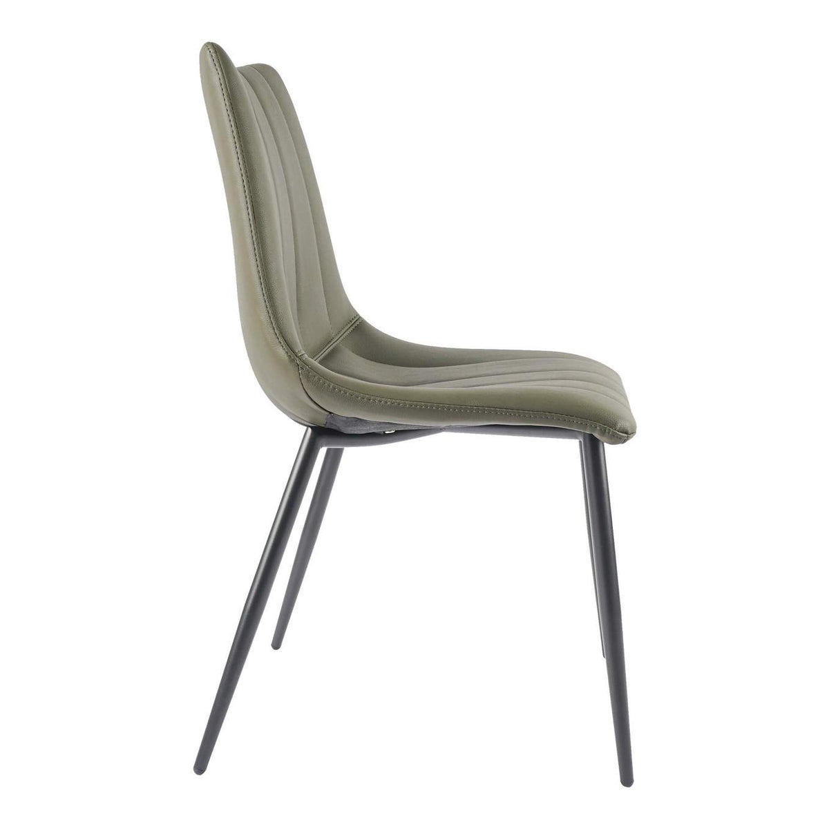 UU-1022-27 Alibi Dining Chair Dark Green - Set Of Two